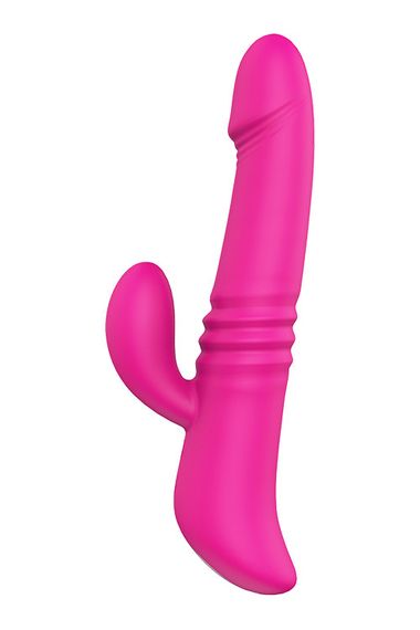 Вібромасажер з функцією нагріву HEATING THRUSTER MAGENTA sexstyle | Зображення 3