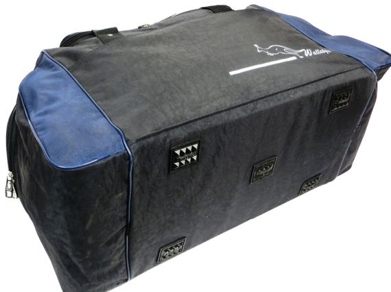 Спортивная сумка 59L Wallaby, Украина черная с синим 447-1 | Зображення 7