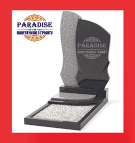 Одинарный эксклюзивный памятник из гранита