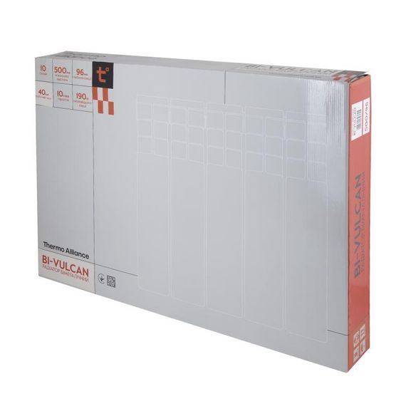 Радиатор биметаллический Thermo Alliance Bi-Vulcan 500/96 1,6 кг | Зображення 8