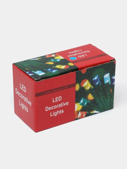 УЦЕНКА! Гирлянда 100LED 9м цв. белый провод (Плохая упаковка 2578) | Зображення 6