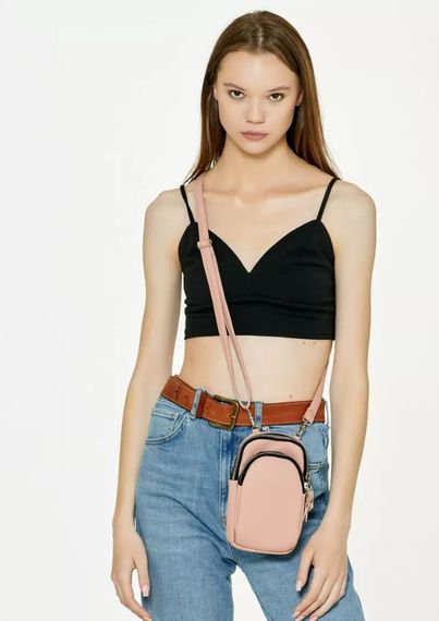 Сумка жіноча Sambag Modena пудра 19 х 11 х 3 см (96093006)