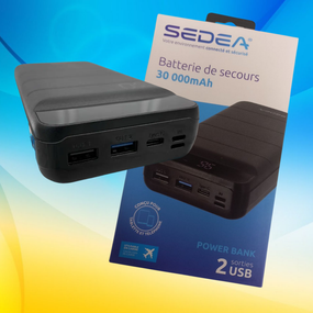 PowerBank SEDEA 30000mAh. Павербанк, повербанк оригінал. Портативне зарядне