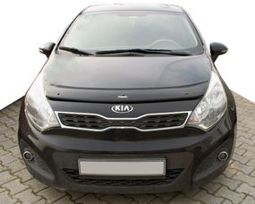 Дефлектор капоту (EuroCap) для Kia Ceed 2012-2018 рр