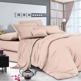 Комплект постільної білизни SoundSleep Manner Powder бязь Односпальний 143х210 см пудровий (2800004818971)