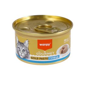 Вологий корм для котів з тунцем Wanpy Gourmet Gold Paste Tuna, 85 гр