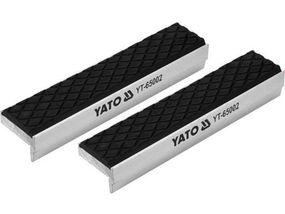 Губки змінні лещат алюмінієві з гумою 125х30х10мм YATO YT-65002