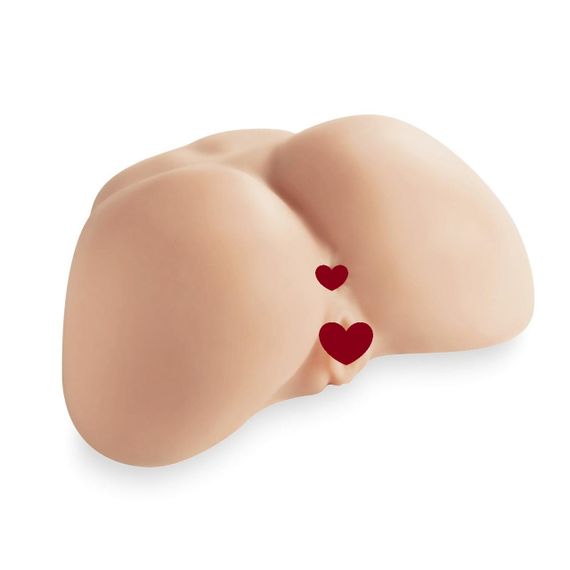 Мастурбатор-попка с двумя входами SilexD Daphne Ass Masturbator, суперреалистичный, термореактивный Sex Aura