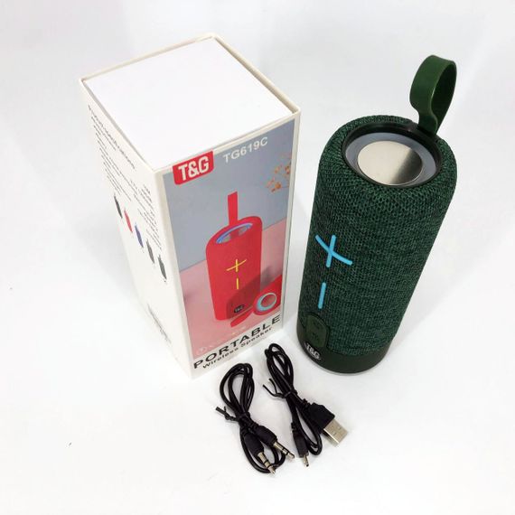 Блютуз колонка с флешкой, Блютуз-колонка с usb-портом Колонка подсветкой и зарядкой CP-54 | Зображення 2