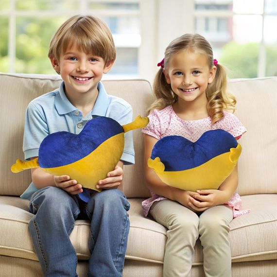 Детская мягкая игрушка "Сердце" МС 180402-02 | Зображення 1