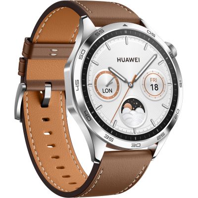Смарт-часы Huawei WATCH GT 4 46mm Classic Brown Leather (55020BGW) | Зображення 2
