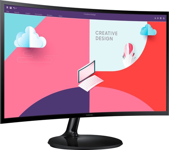 Samsung Монітор 27' S27C360E D-Sub, HDMI, VA, 75Hz, 4ms, CURVED (LS27C360EAIXCI) | Зображення 5