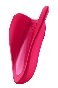 Вібратор ергономічної форми на палець Satisfyer High Fly червоний sexstyle