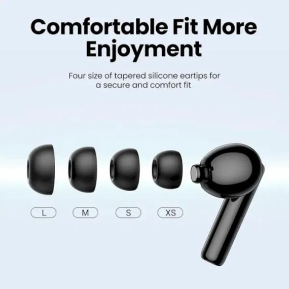Беспроводные наушники UGREEN WS106 HiTune T3 Active Noise-Cancelling Wireless Earbuds (Black)(UGR-90401) | Зображення 2