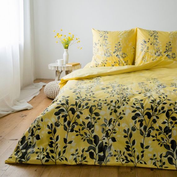 Постельное белье полуторное ТЕП Black and Yellow 2-00881-24407 150х215 см