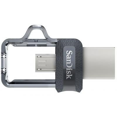 USB флеш накопичувач SanDisk 128GB Ultra Dual Drive M3.0 USB 3.0 (SDDD3-128G-G46) | Зображення 2