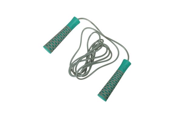 Скакалка PowerPlay 4206 Jump Rope PRO+ Сіро-м'ятна (2,75m.) | Зображення 1