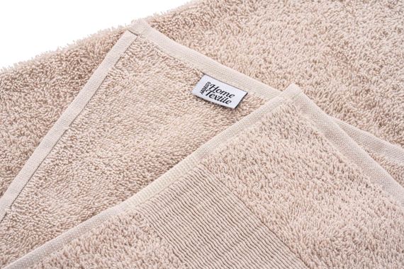 Рушник махровий Ardesto Benefit, 70х140см, 100% бавовна, айворі (ART2470IV) | Зображення 3