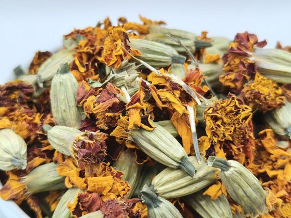 Бархатцы сушеные красные цветки , 25 г | Зображення 3