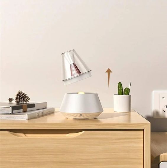 Зволожувач повітря, аромадифузор із живленням від USB і пультом дистанційного керування, білий + олії | Зображення 1