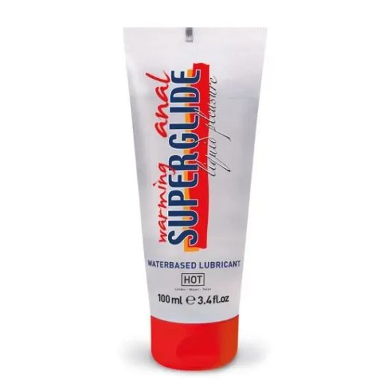 Зігріваючий Анальний лубрикант HOT Anal Superglide warming waterbased, 100 мл Sex Aura