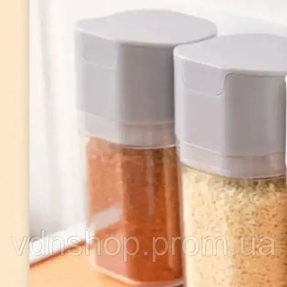 Баночка для спецій, приправ і соусів з автоматичною кришкою, що самовідкривається, пляшка з дозатором, герметична | Зображення 2