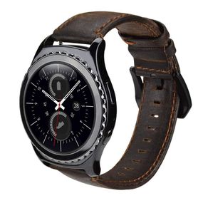 Кожаный ремешок Primo для часов Samsung Gear S2 Classic (SM-R732 / SM-R735) - Dark Brown