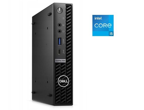 Неттоп Б-клас Dell OptiPlex 5000 Micro USFF / Intel Core i5-12500T (6 (12) ядер по 2.0 - 4.4 GHz) / 8 GB DDR4 / 120 GB SSD / Intel UHD Graphics 770 / BIOS LOCK / Windows б/в