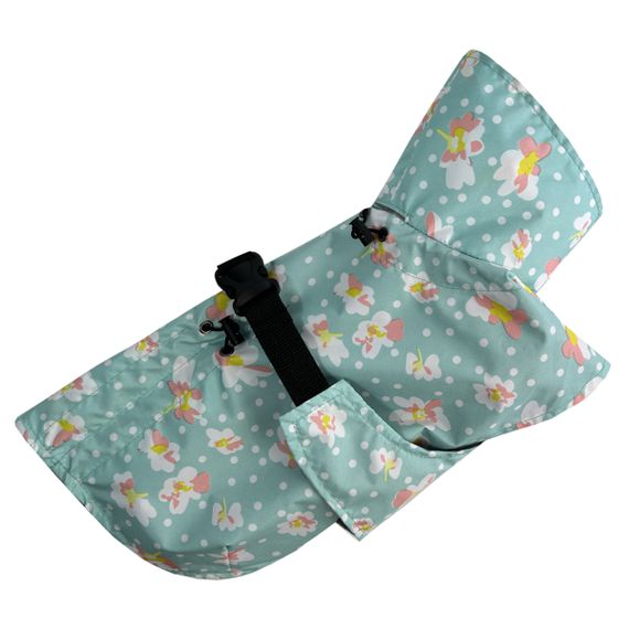 Дощовик плащ квіточки м'ятний 3