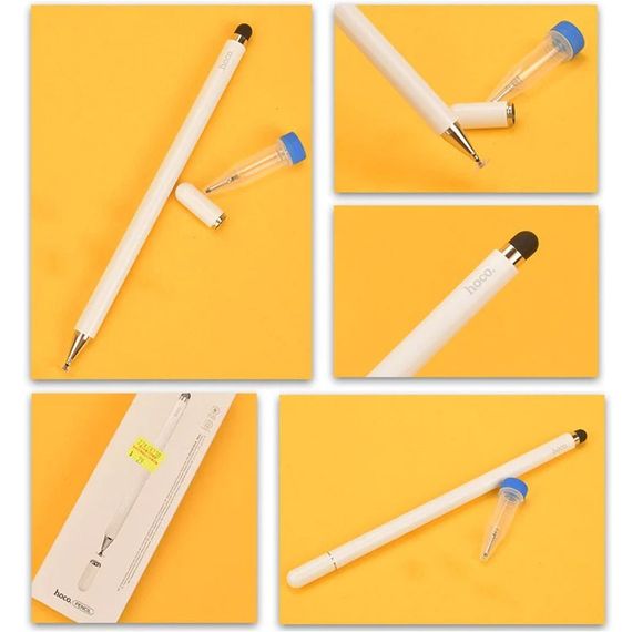 Стілус Hoco GM103 Universal Capacitive Pen Білий | Зображення 4