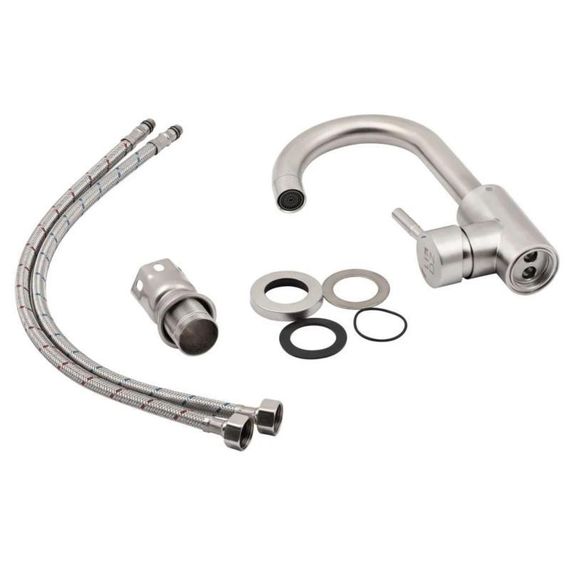 Змішувач для кухні Lidz Aria 015F2 (k35) LDARI015F2NKS34942 Nickel | Зображення 6