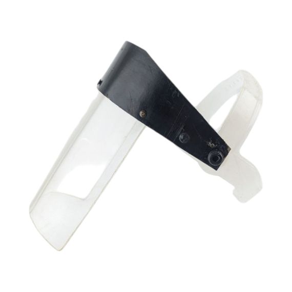 Защитный щиток НБТ с линзой 17.5 см, 3 мм, белое крепление, прозрачная маска