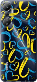Чехол на Infinix Hot 20 Сердца UA "5292u-2966-17620"