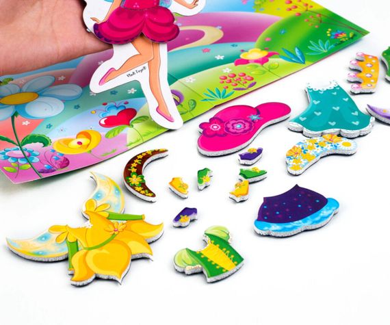 Магнітна гра для дітей "Фея" у папці Vladi Toys VT3204-28 (укр) | Зображення 3