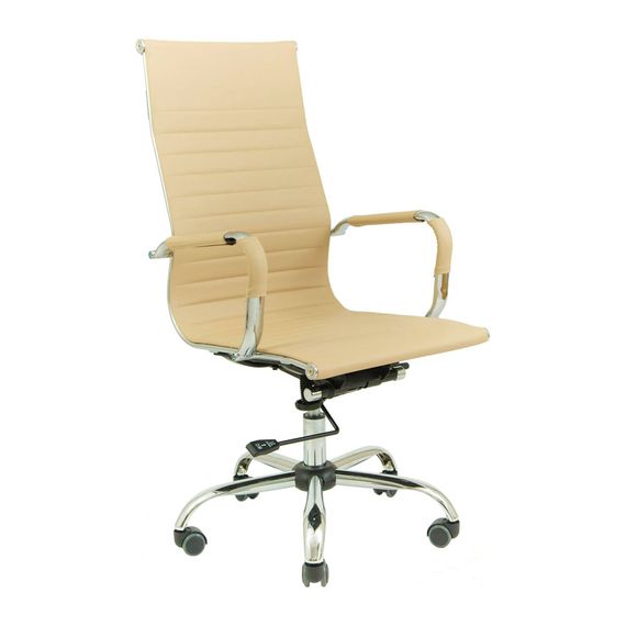 Крісло Балі Ю Хром DT (Deep Tilt) Роккі 04 + оббита задня спинка