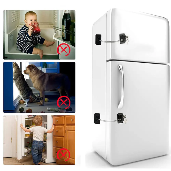 Замок безпеки із ключами для захисту від дітей, Універсальний замок для вікон