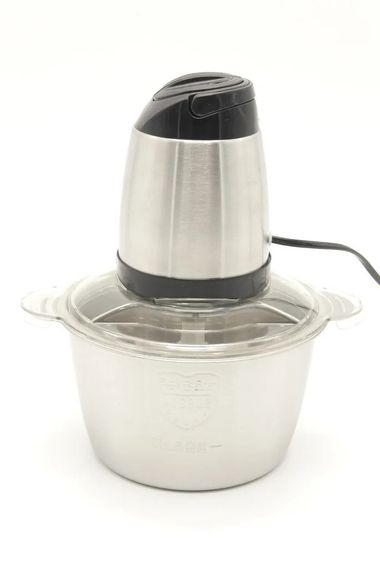 Измельчитель продуктов блендер чоппер электрический  XPRO BC-20 серый (41100-14677) | Зображення 3
