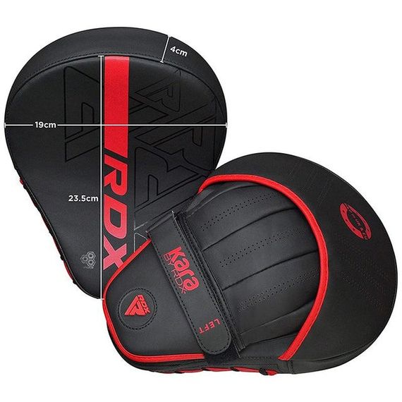 Лапы боксерские RDX F6 KARA Matte Red | Зображення 7