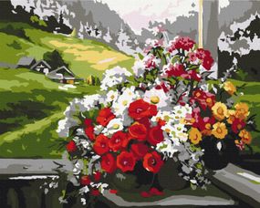 Букеты на окне