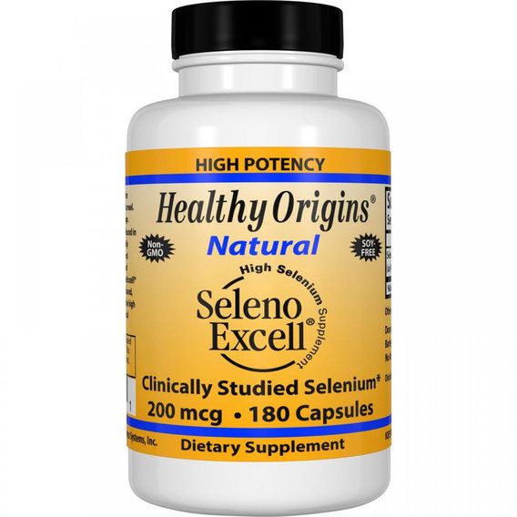 Селен Healthy Origins Seleno Excell Selenium 200 mcg 180 Caps