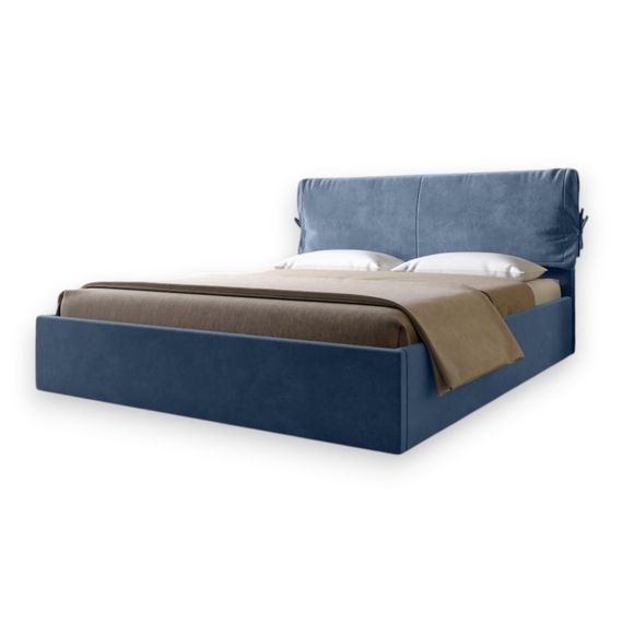 Двоспальне ліжко з м`яким узголів`ям LION Порто Парадіз 82 160х200 см (LION-041743) | Зображення 1