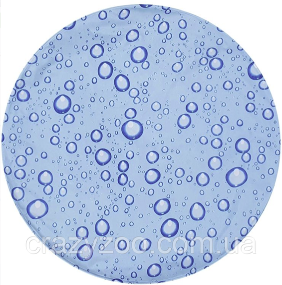 Охлаждающий коврик для собак и котов Nobby Bubble Disc Cooling Mat Голубой M Ø 60 см 62282 | Зображення 1