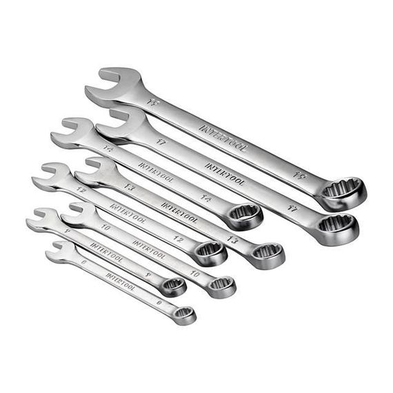 Набір ключів комбінованих Cr-V INTERTOOL HT-12021 | Зображення 2
