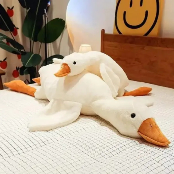М'яка іграшка Гусак-обійма 130 см, Велика м'яка іграшка для сну, Плюшева іграшка для ігор | Зображення 6