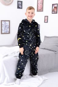 Комбінезон для хлопчика (з капюшоном) Носи своє 110 Чорний (p-13168-146593)