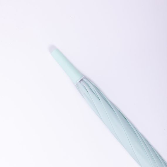 Класична дитяча парасолька-тростина напівавтомат з поліестеру міцна надійна 8 спиць діаметр 94 см М'ятний HP-23-11M | Зображення 5