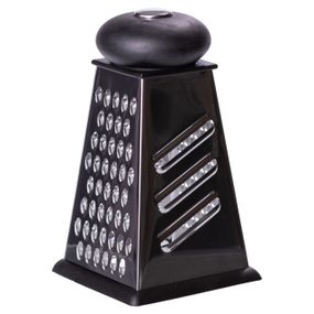 Терка ручна чотиристороння 12,5×12,5×21 (см) з нержавіючої сталі HP-8-10