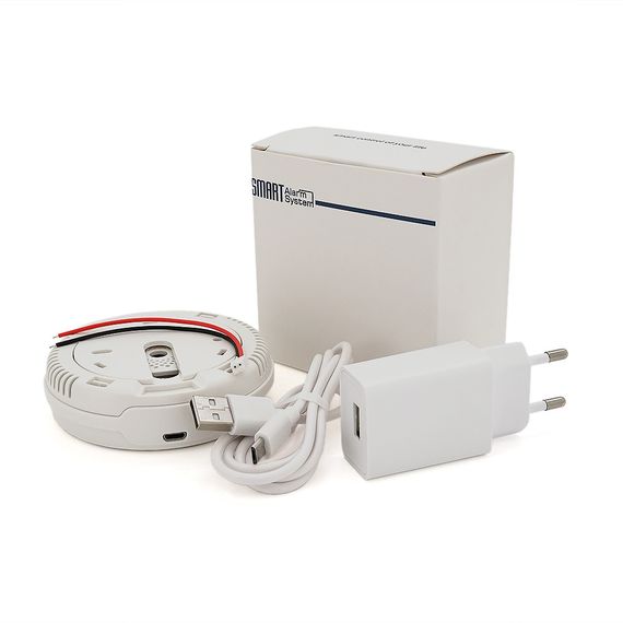 Автономний WiFi датчик витоку газу з сиреною YOSO Dgas WIFI-01 TUYA живлення DC 5 V/1 А | Зображення 1