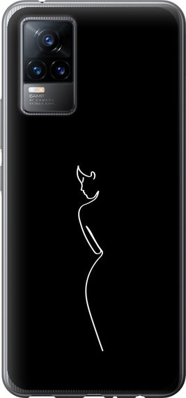 Чехол на Vivo V21E Силуэт1 "4590u-2375-17620"