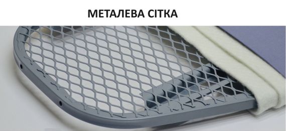 Гладильная доска настенная, основа металл Лівий Лівий, Бавовна Сірий, 114*34 | Зображення 6